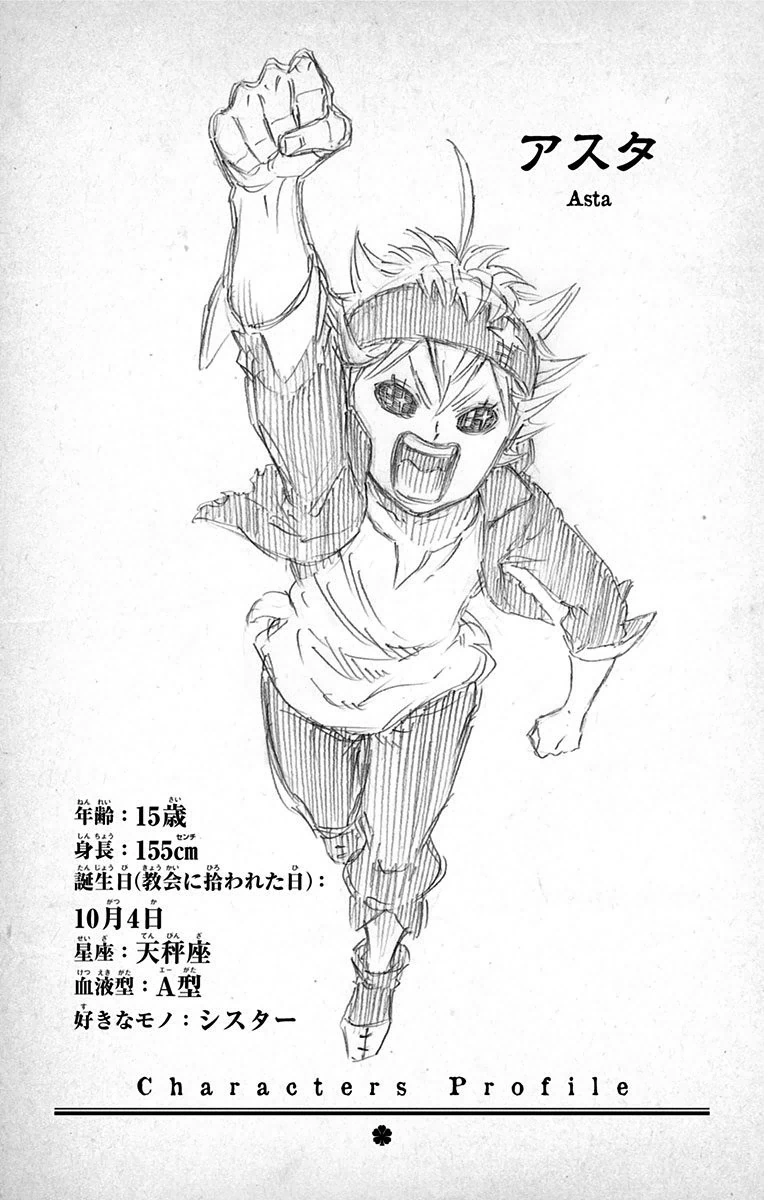 List of Character Profiles Black Clover Wiki FANDOM powered by Wikia